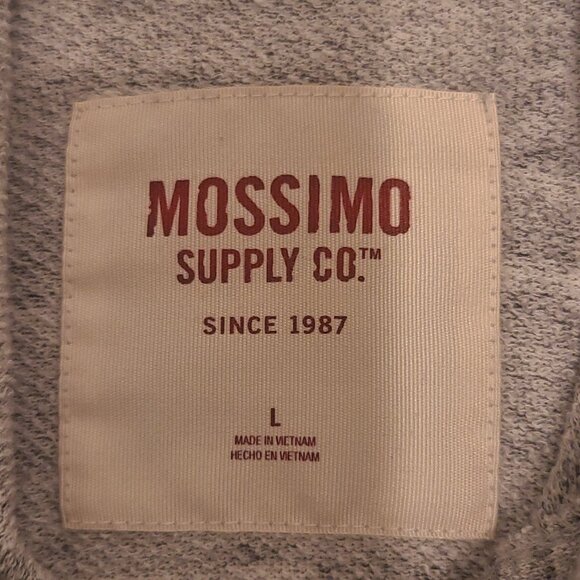 Mossimo Supply Co. Gray Lightweight Hoodie Sweatshirt | Size Large - Picture 7 of 11